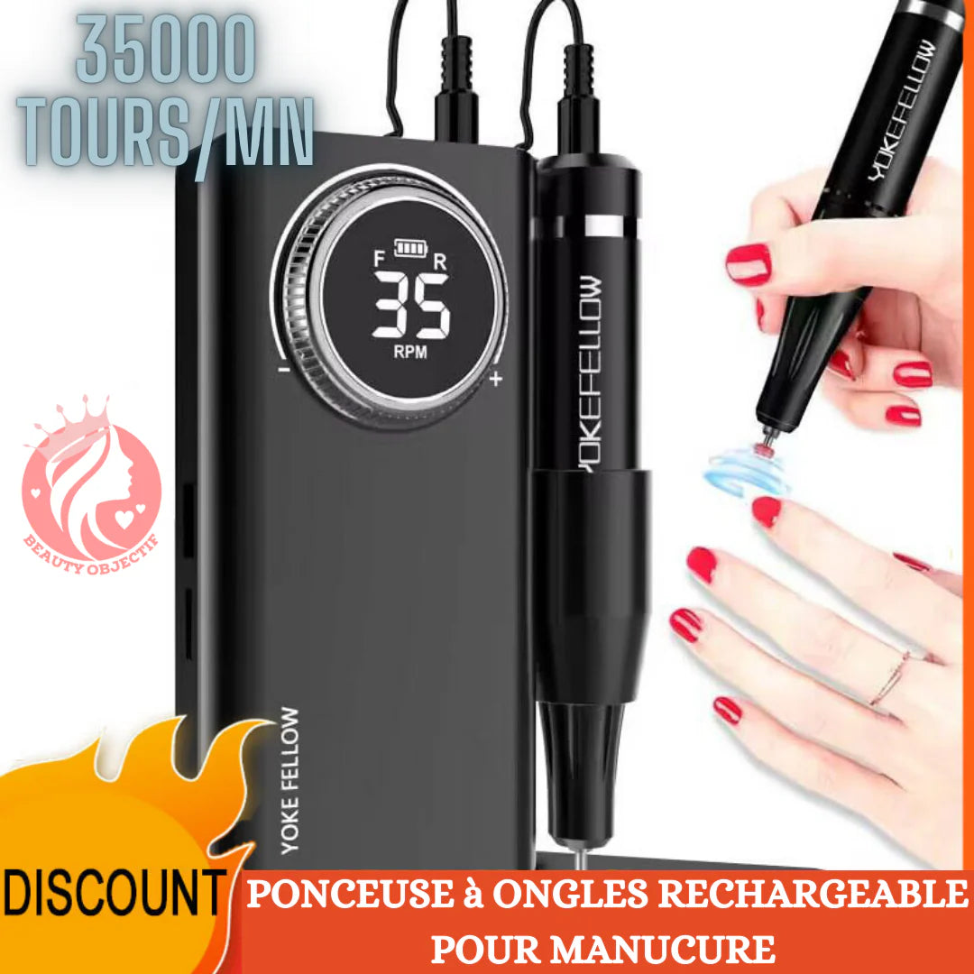 PONCEUSE à ONGLES RECHARGEABLE POUR MANUCURE ⎮NAILS DRILL™