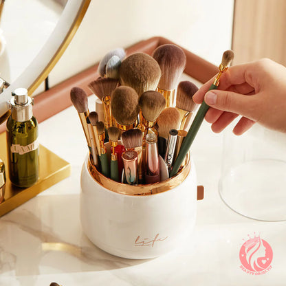 PORTE PINCEAUX MAQUILLAGE ROTATIF⎮ROTATING MAKEUP BRUSH™