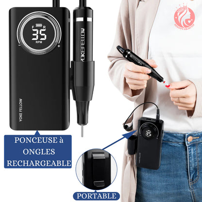 PONCEUSE à ONGLES RECHARGEABLE POUR MANUCURE ⎮NAILS DRILL™