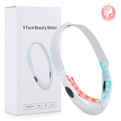Appareil de minceur électrique du visage - Instrument à lumière LED pour resserrer la peau et anti-âge