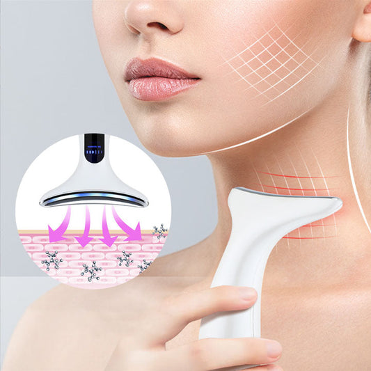 Appareil de massage EMS pour cou et visage