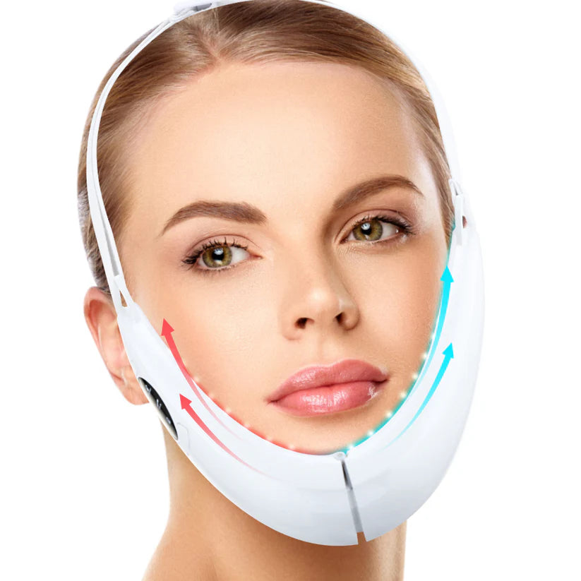Appareil de minceur électrique du visage - Instrument à lumière LED pour resserrer la peau et anti-âge