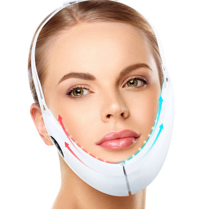 Appareil de minceur électrique du visage - Instrument à lumière LED pour resserrer la peau et anti-âge